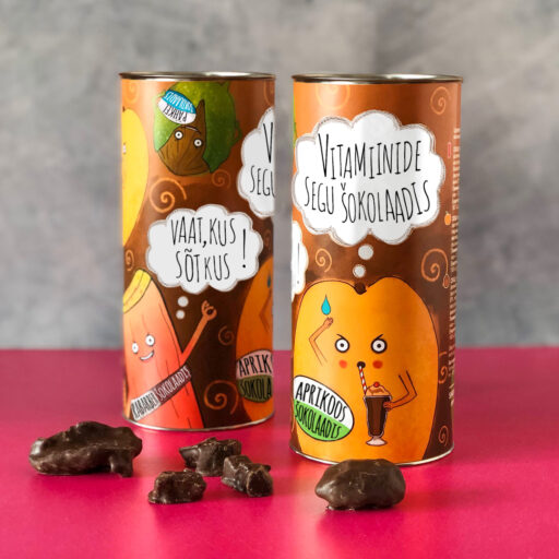 Šokolaadis puuviljad - "Vitamiinide segu šokolaadis"